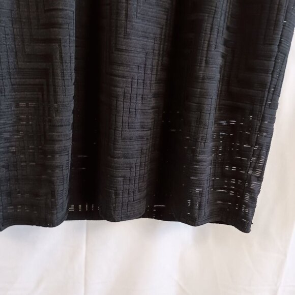 Cato Black Sheath Dress Short Sleeve Lined Size XL Classic Elegant Workwear - Picture 10 of 11